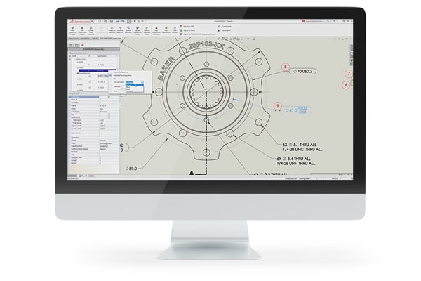 SOLIDWORKS Inspection - Monitor