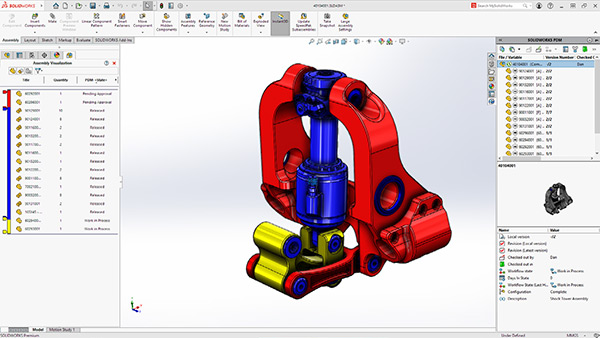 SOLIDWORKS PDM 2024 - Baugruppenvisualisierung